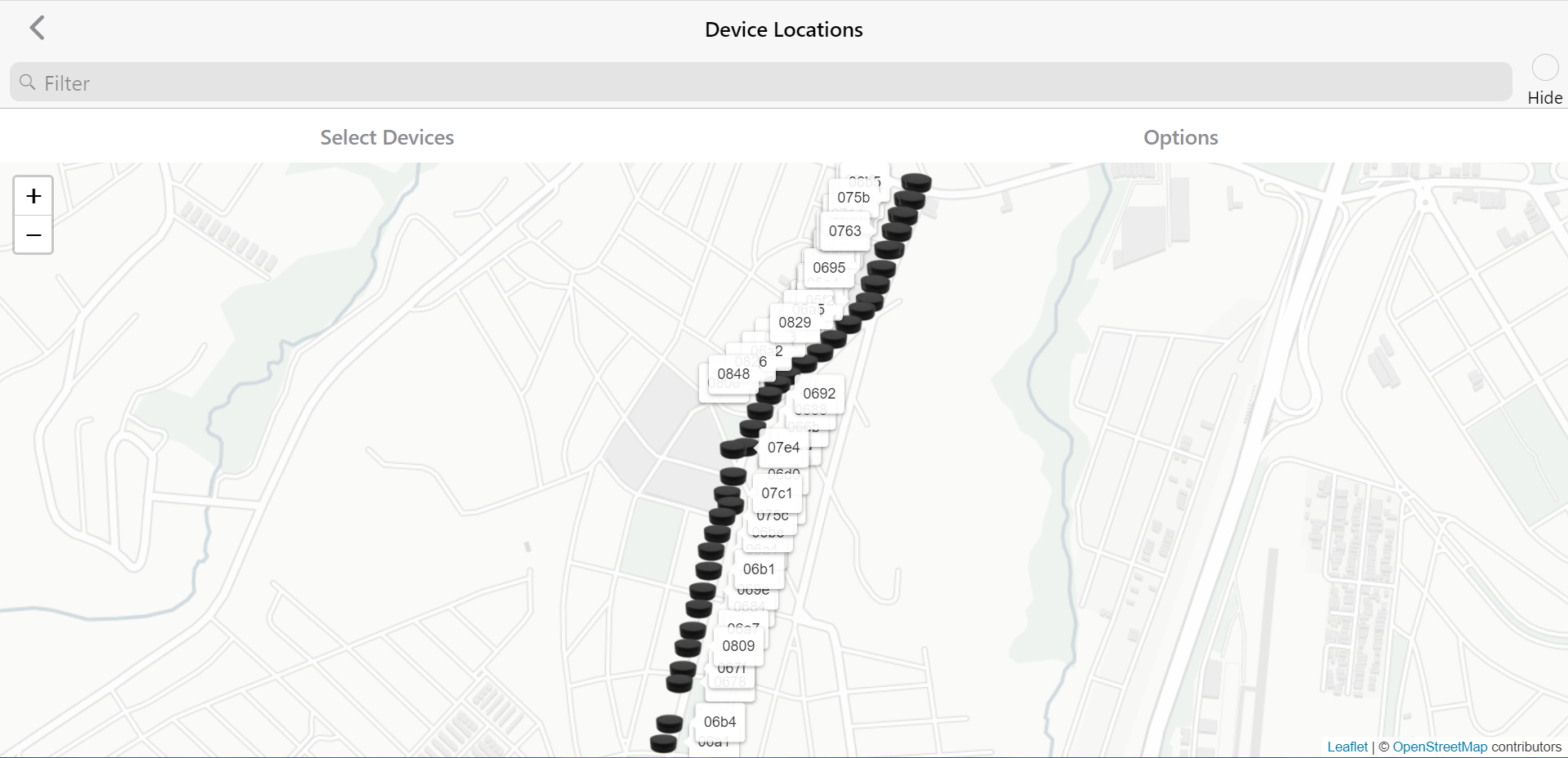 Large-scale IoT mesh network deployment