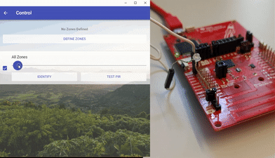 Thingsquare IoT platform setting for manual dimming control