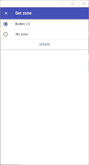 Thingsquare IoT platform setting for zone dimming control