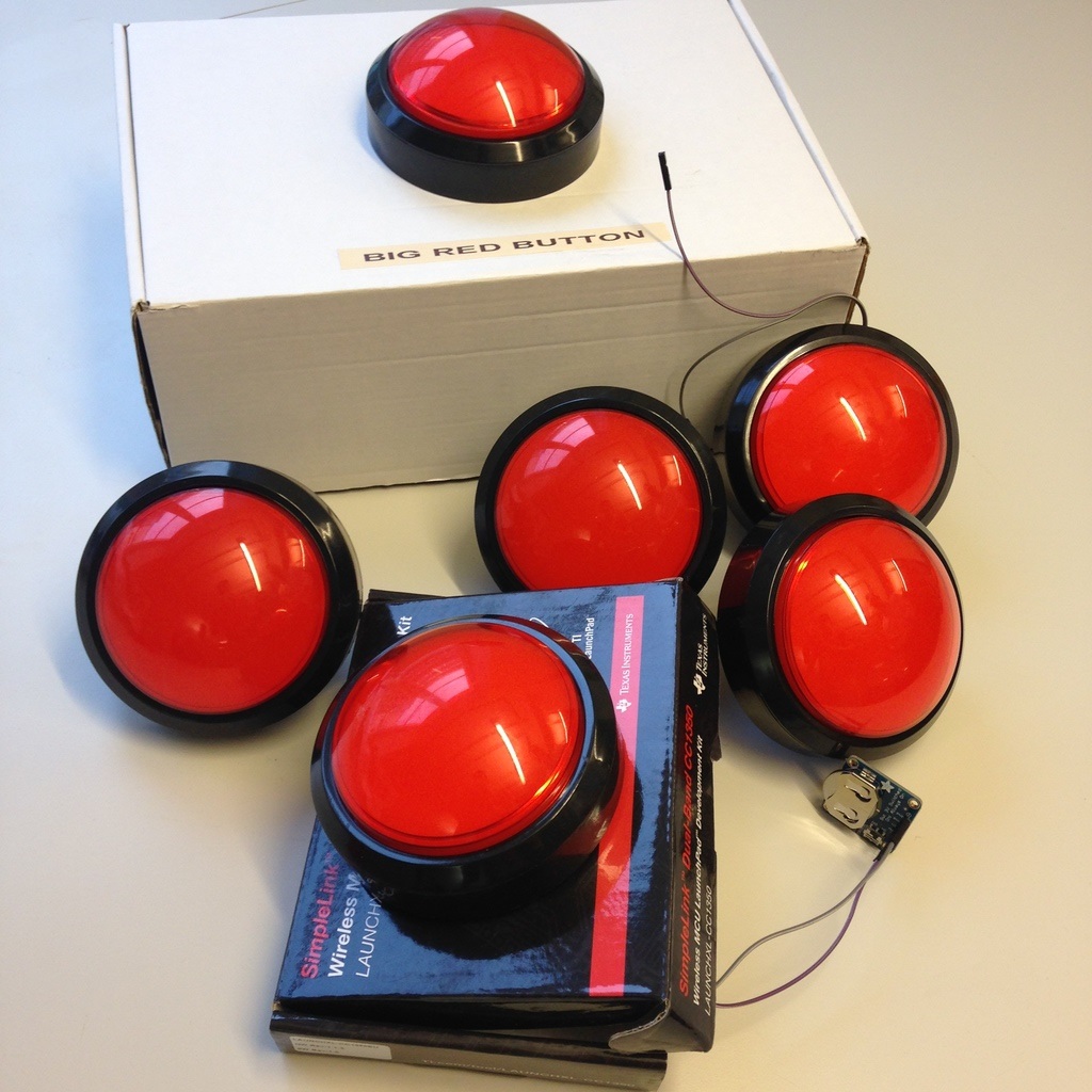 A Wireless, Long-range Big Red Button Powered by a Coin Cell Battery